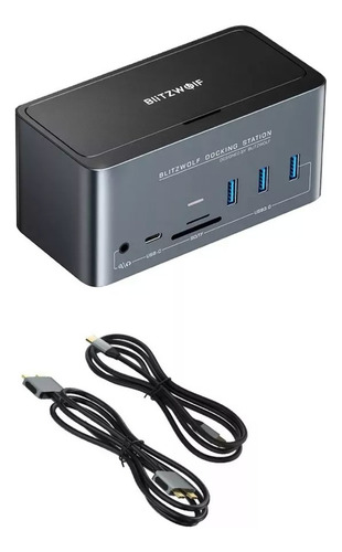 Blitzwolf Dock Station Bw-th13 Versão Hdmi Usb 3.0 18 Em 1
