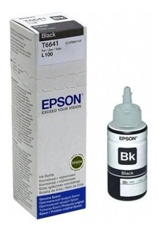 Botella Epson Tinta Negra L-200