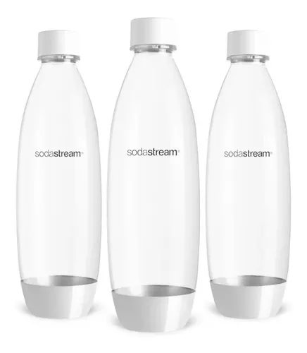 Botella de Agua sodastream Blanco 1 L (2 Unidades)