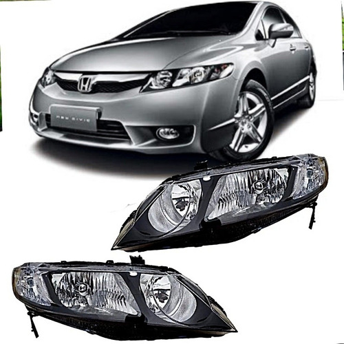 Imagen 2 de 5 de Juego Optica Honda Civic 2006 2007 2008 2009 2010 2011 2012