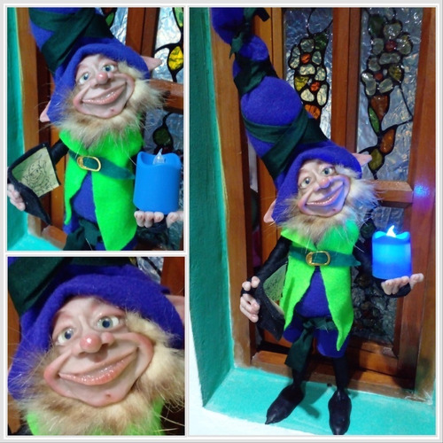 Duendes Gnomos Articulados De 48cm Protectores Hermosos