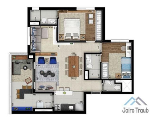 Apartamento Com 3 Dormitório(s) Localizado(a) No Bairro Vila Pompéia Em São Paulo / São Paulo - 2397:904822