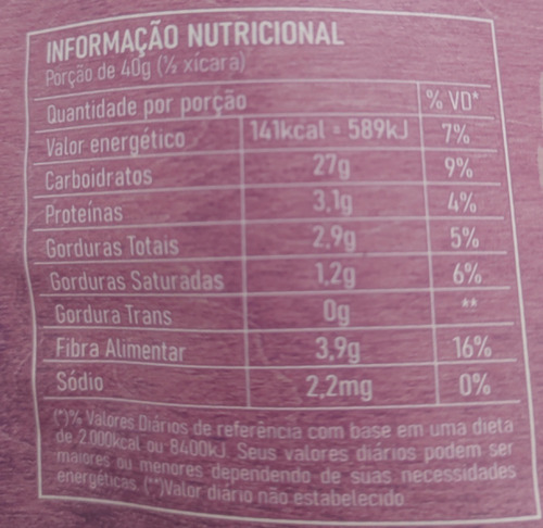 Harts Granola Vegana Gluten Free Frutas Vermelhas 300g