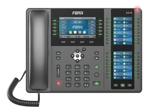Fanvil X210 - Teléfono IP Bluetooth Sip Giga Wifi de 20 líneas