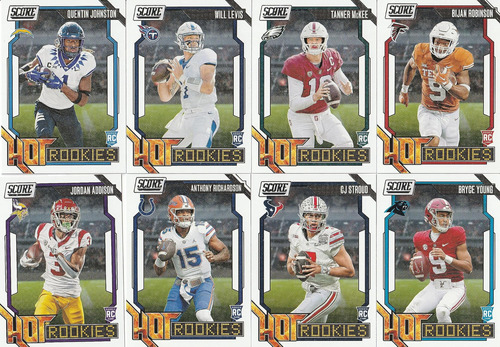 Tarjetas De Fútbol Panini Score 2023 Hot Rookies Insertar Ju