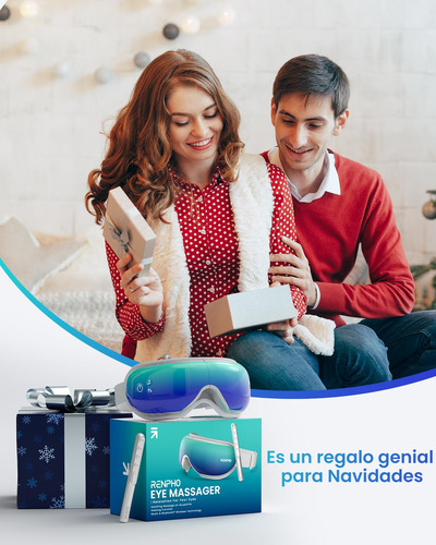 Masajeador De Ojos Renpho Eyeris1 Para Migraña Con Calor, Bl