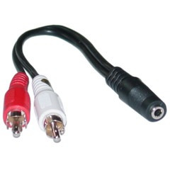 Cable Adaptador De Audio Estéreo De 35 Mm A Rca Dual Cable