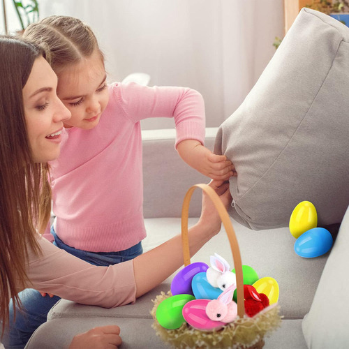 L 24 Huevos De Pascua Con Conejitos Y Conejos