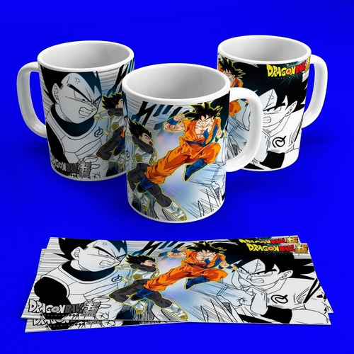 Plantillas Sublimación Tazas Dragon Ball Super