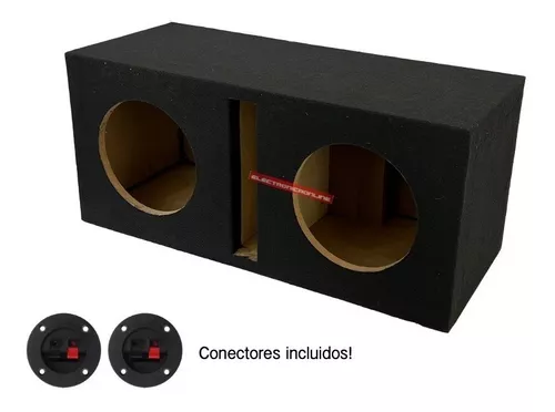 Príncipe famélico Privilegio Cajon Rebote Para Subwoofer Doble 10 Pulgadas Mdf Porteado C | Envío gratis