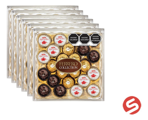 Chocolate Regalo Ferrero Collection T24 24 Pzs Caja Con 6 Pz