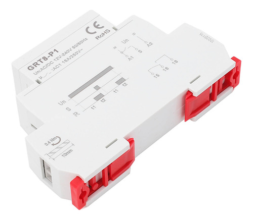 Relé De Tempo, Indicador Led, Saída De Pulso, Atraso Multifu