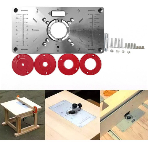 Mesa Router Multifuncional Inserto Placa Carpintería