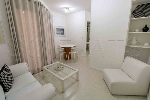 Imagem 1 de 15 de Em Moema Muito Bem Localizado, Flat Todo Mobiliado Disponível. - Sf25201
