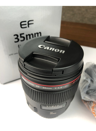 Lente Canon Ef 35mm F1.4 Equipo Nuevo!! Canon Ef Negro