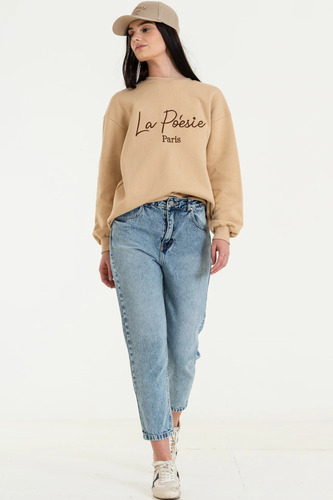 Jeans Isostasia Mom Fit Rigido Ghani