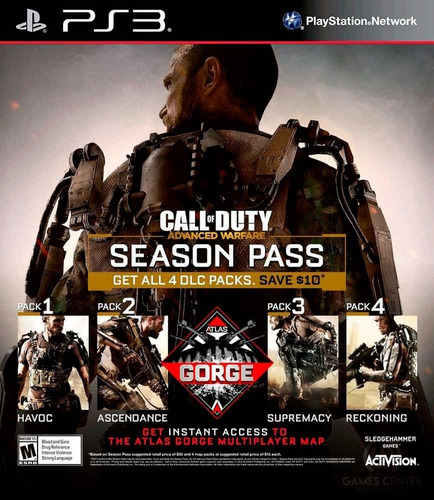Call Of Duty Advanced Warfare Season Pass Ps3  Original