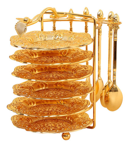 Soporte Para Servir De 6 Niveles, Plato Para