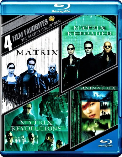 Blu-ray Coleção Matrix + Animatrix 4 Discos Dub Leg Lacrado