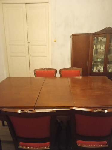 Mesa Comedor Francés Con 6 Sillas 1.60m (Usado)
