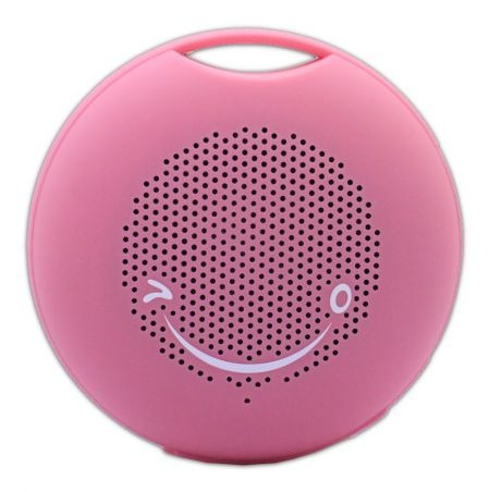 Imagen 1 de 3 de Parlantes Bluetooth Wireless Radio Mp3 Para Celular Rosa