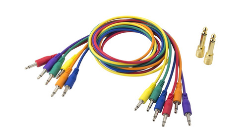Korg Sq6 Cables Sincronizacion Cv Gate Sintes Eurorack 75 Cm
