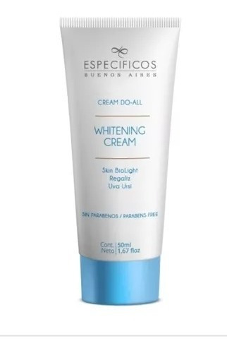 Whitening Cream X 50ml. Especificos Buenos Aires