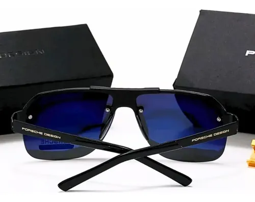 Óculos De Sol Porsche Metal P8722 Masculino Polarizado Uv400