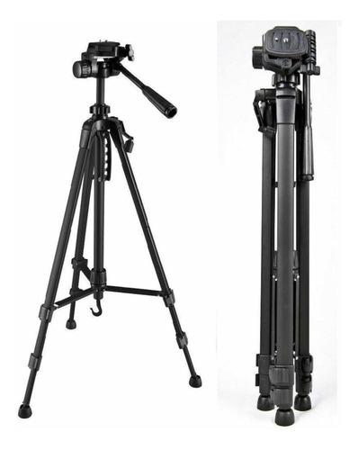 Tripode Weifeng Wt-3540 Negro Para Foto Y Video 1.57mts