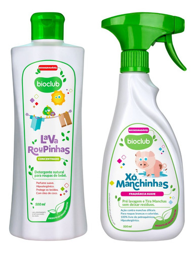 Kit Lava Roupas Sabão Concentrado Tira Manchas Xo Manchinha