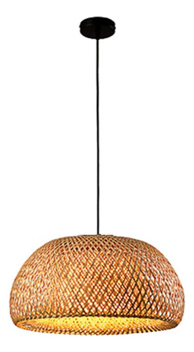 Lámpara Colgante De Bambú De 30 Cm