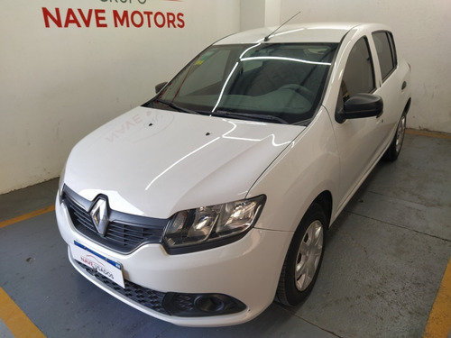 Renault Nuevo Sandero Auth 1.6 Gnc Aire Blanco 2017 Ab653
