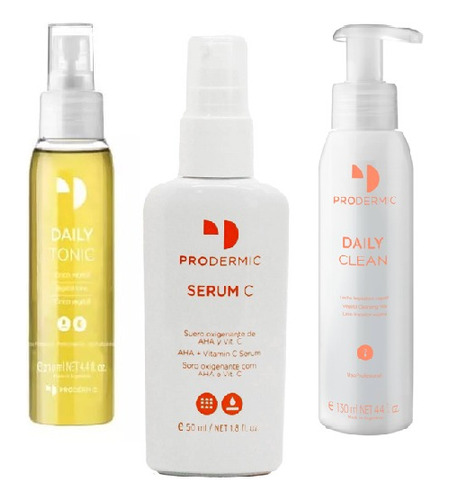 Set Autocuidado Diario - Serum C + Daily Clean + Daily Tonic