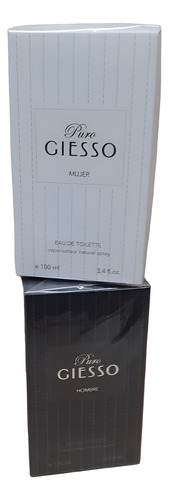 Perfume Giesso Pack- Puro Hombre X100ml + Puro Mujer X100ml