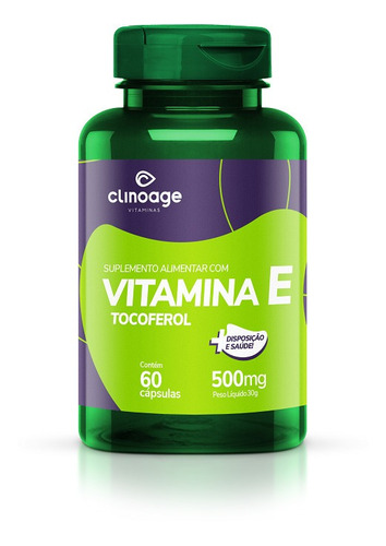 Vitamina E D Alfa Tocoferol-60caps Clinoage