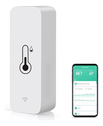 Sensor De Temperatura Y Humedad Wifi De 3 Paquetes