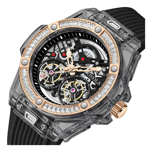 De Relojes Automáticos Onola Luxury Diamond Para Hombre