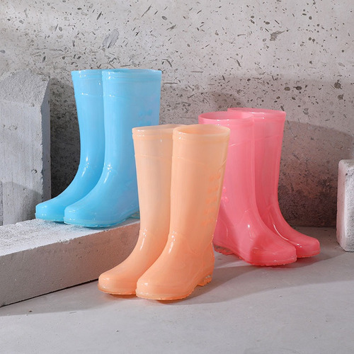 Botas Lluvia Impermeables Y Botas Lluvia Altas Mujeres
