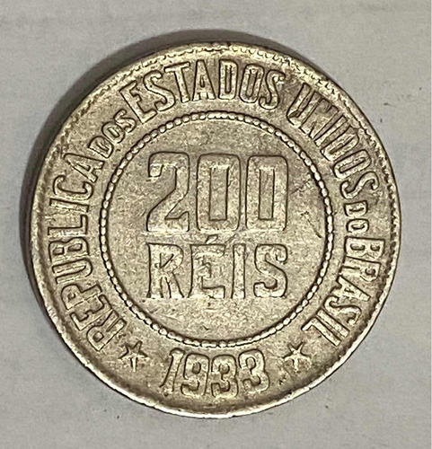 Moeda 200 Réis 1933