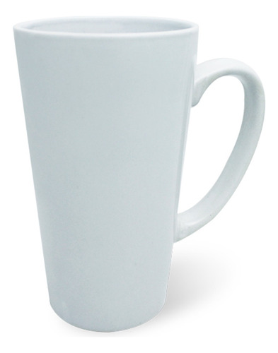 Taza Blanca Blue Heat Cónica 17 Oz Para Sublimar 24 Piezas