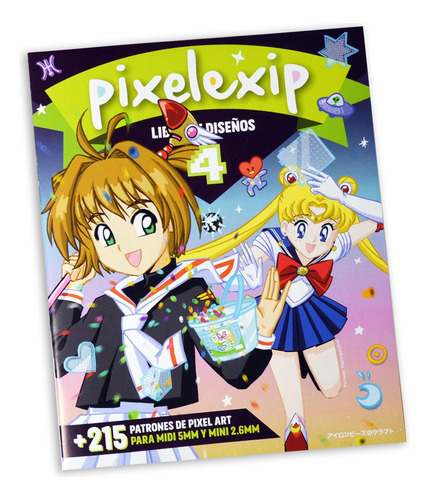 Pixelexip 4: Libro C/215 Patrones De Pixel Art - Hama Beads