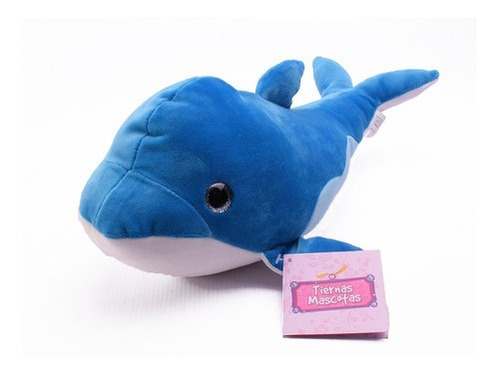 Peluche Delfin Y Ballena 38 Cm Tiernas Mascotas Duende Azul
