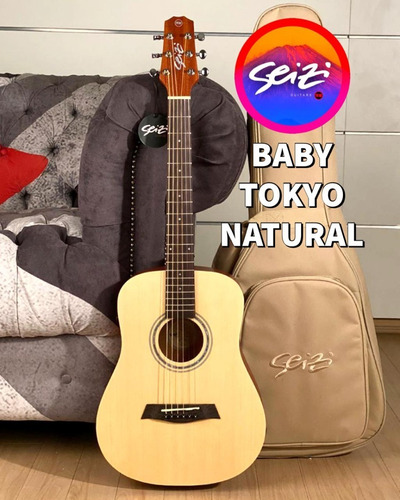 Violão Seizi Baby Tokyo Natural Satin Com Bag