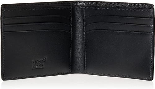 Imagen 3 de 3 de Billetera Mont Blanc Meisterstuck 6cc Negra