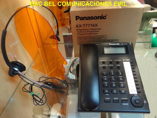 Imagen 4 de 8 de Panasonic - Teléfono Fijo Analogo Manos Libres C/id Kx-t7716