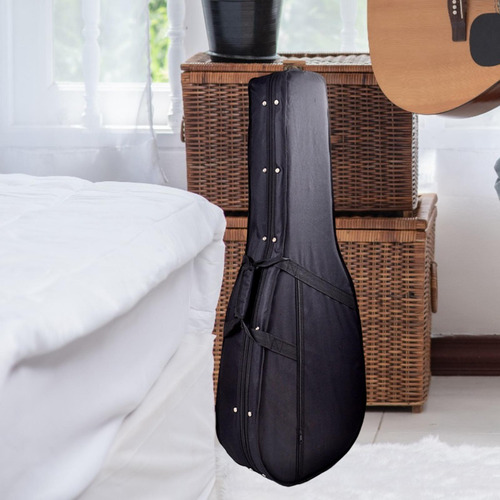 Funda Rígida Para Guitarra Popular Con Forro De 41 Pulgadas
