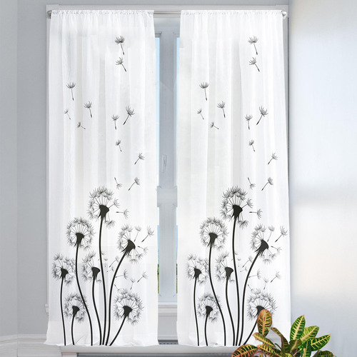 2 Cortinas De Tul Para Ventana, Cortina Para Ventana Para El