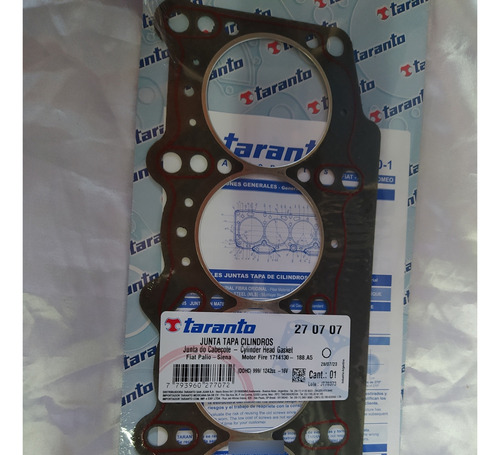 Empacadura De Camara Fiat Palio Siena Fire 1.3 16v Fibra