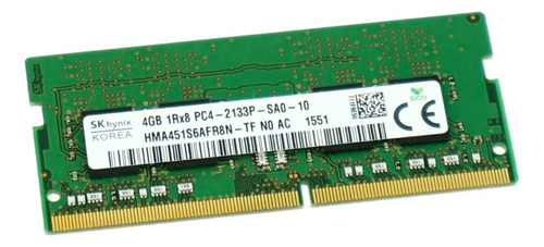 Memoria Hynix 4gb 1rx16 Pc4-3200aa-sc0-11 Hma851s6djr6n-xn