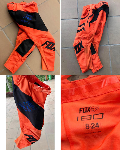 Set Pantalon Y Jersey Motocross Fox Talla Niños Usados